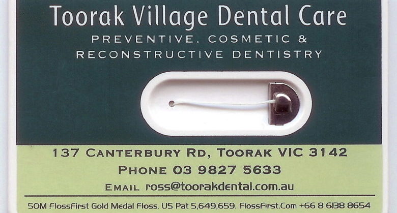 dentist-unique-floss-business-card