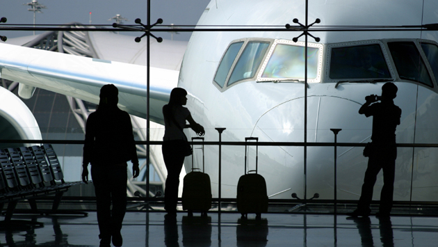 Passengers waiting for flight