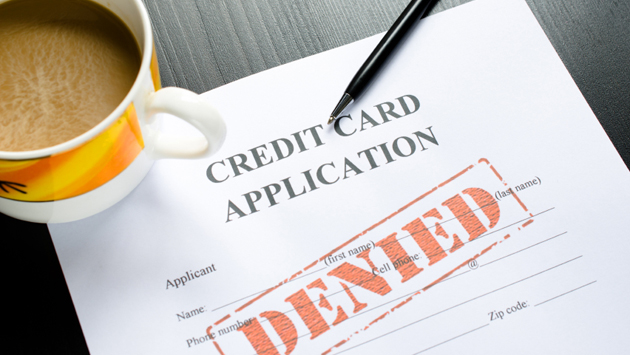 Credit card application - denied